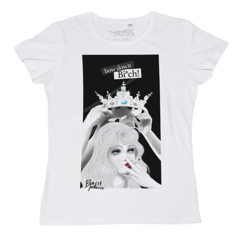 White Bow Down T-shirt Fan-Art