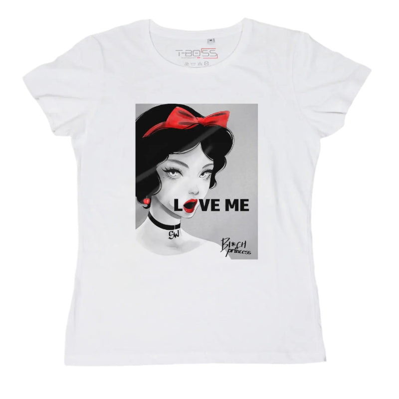 White T-shirt Love Me Fan-Art