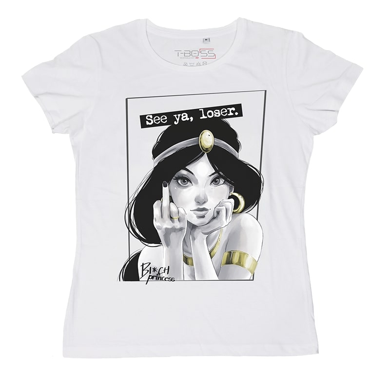 White T-shirt See ya Loser Fan-Art