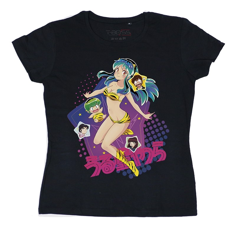 Black T-shirt Lamù Fan-Art