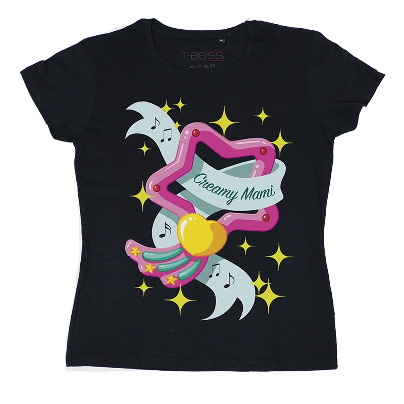 Black Star Creamy Fan-Art T-shirt
