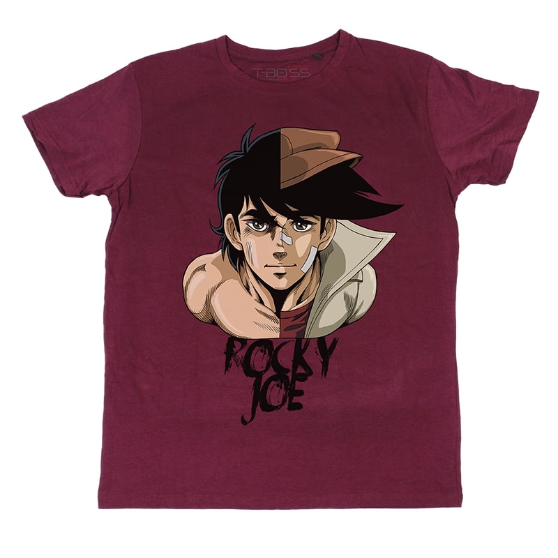 Bordeaux Rocky Joe Fan-Art T-shirt