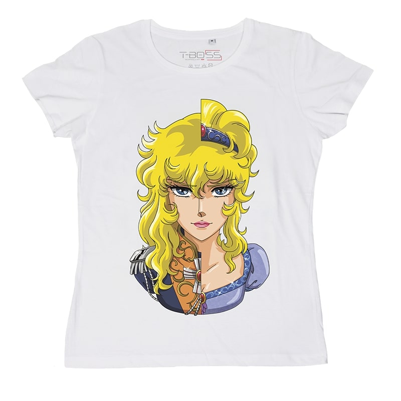 White T-shirt Lady Oscar Fan-Art