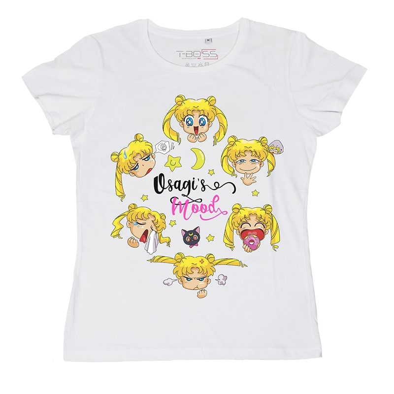 White Sailor Moon Fan-Art T-shirt