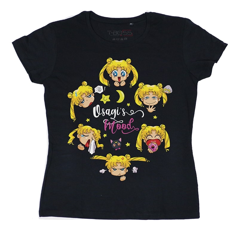 Black Sailor Moon Fan-Art T-shirt