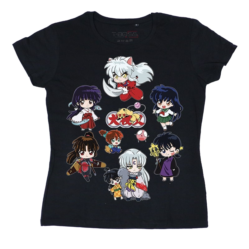 Inuyasha Fan-Art Black T-Shirt