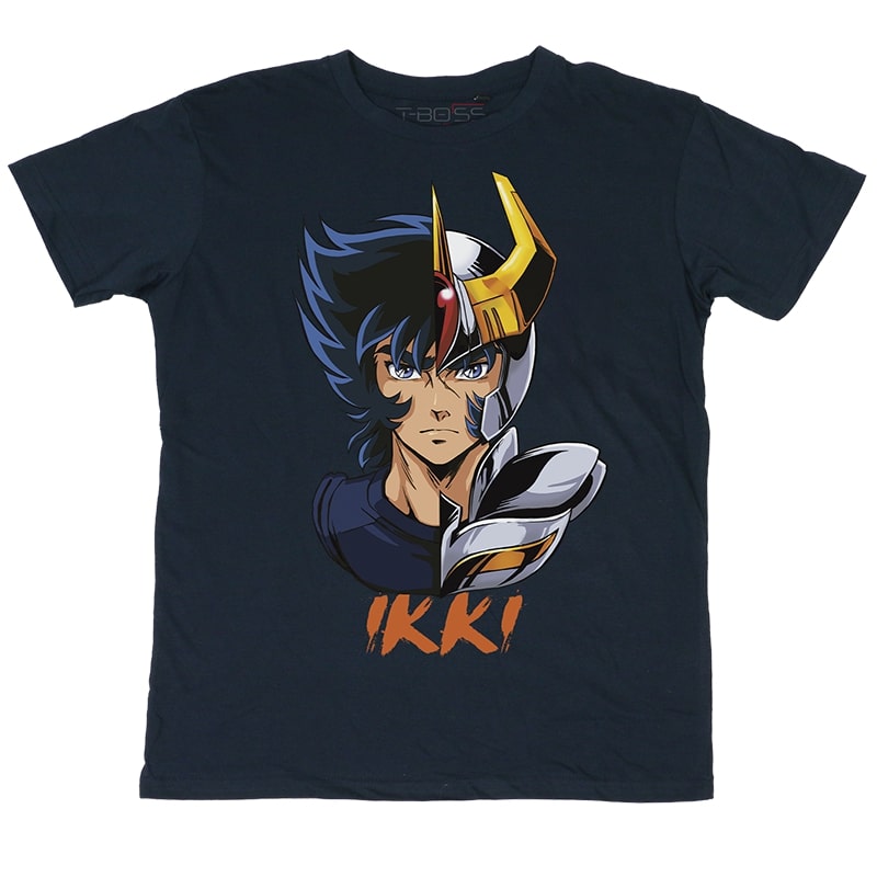 T-shirt Navy Blue Fenice Cavalieri dello zodiaco Fan-Art