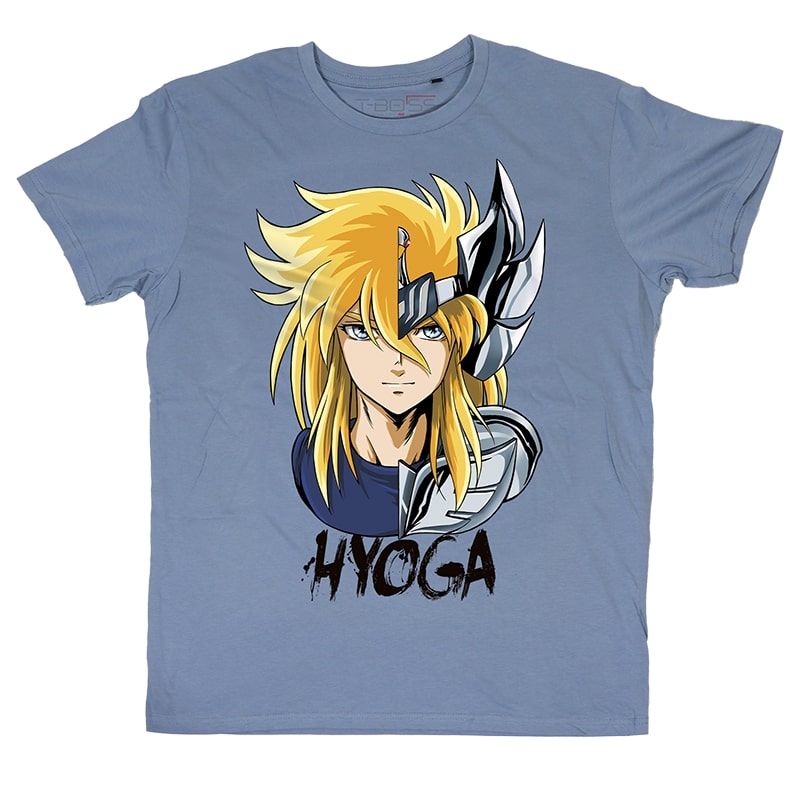 T-shirt Mineral Blue Swan Knights of the Zodiac Fan-Art