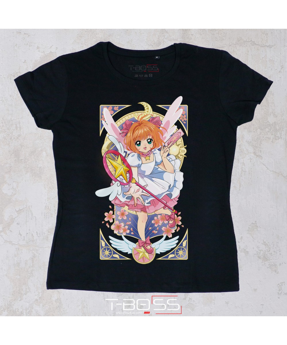 Black T-shirt Card Captor Sakura Fan-Art