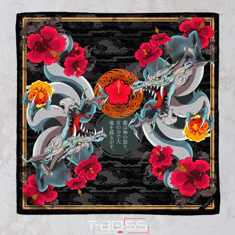 Foulard Flames of Ryujin Tasogare