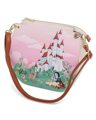 LoungeFly Crossbody Bag Disney Snow White Castle