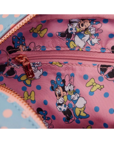Loungefly Cross body bag Disney Minnie Pastel Color Block Dots