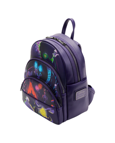 Loungefly Mini Backpack Disney - Villains Glow in the dark