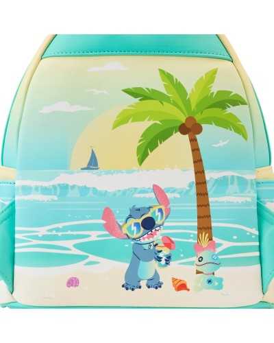 LoungeFly Mini Backpack Disney - Stitch Sandcastle Beach Surprise