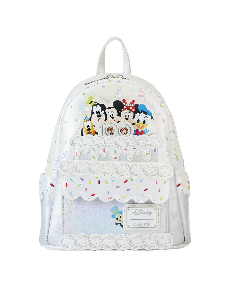 LoungeFly Mini Backpack Disney 100 - Celebration Cake Exclusive Edition