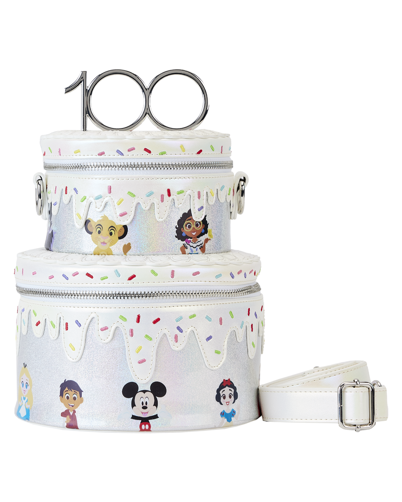 LoungeFly Cross Body Bag Disney 100 - Celebration Cake Exclusive Edition