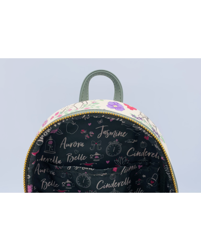DISNEY - Princess Sketch Floral - Mini Backpack Loungefly 'Exclusive'