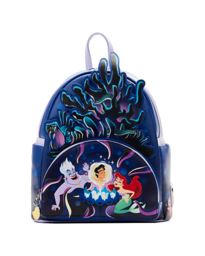 LoungeFly Mini Backpack DISNEY The Little Mermaid "Ursula Lair"