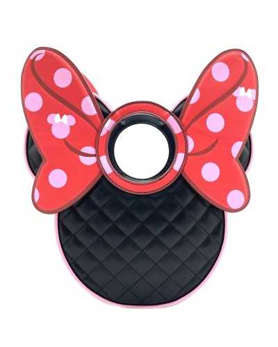 DISNEY - Minnie Mouse Pink Bow - Crossbody Bag LoungeFly