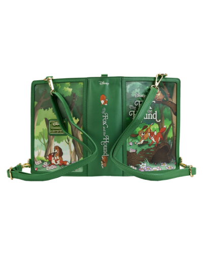 Loungefly cross body bag DISNEY Fox and the Hound Classic book convertible