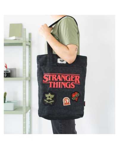 STRANGER THINGS - Eco Denim Tote Bag