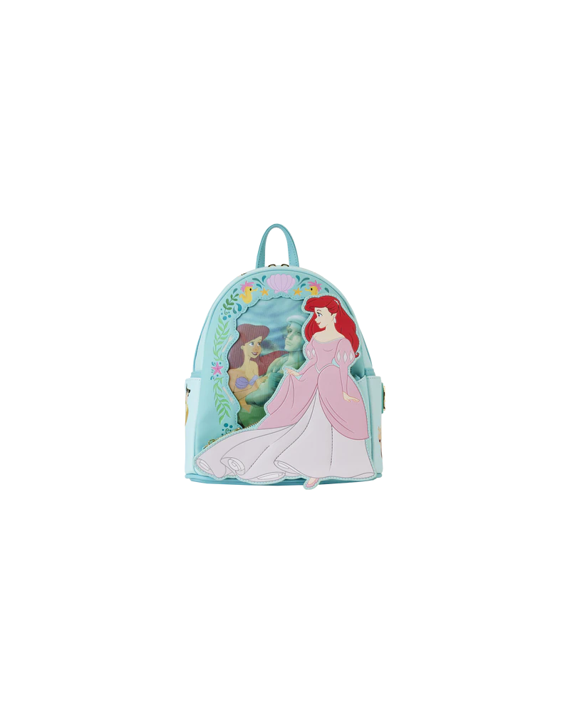 LoungeFly Mini Backpack Lenticular Little Mermaid - Princess