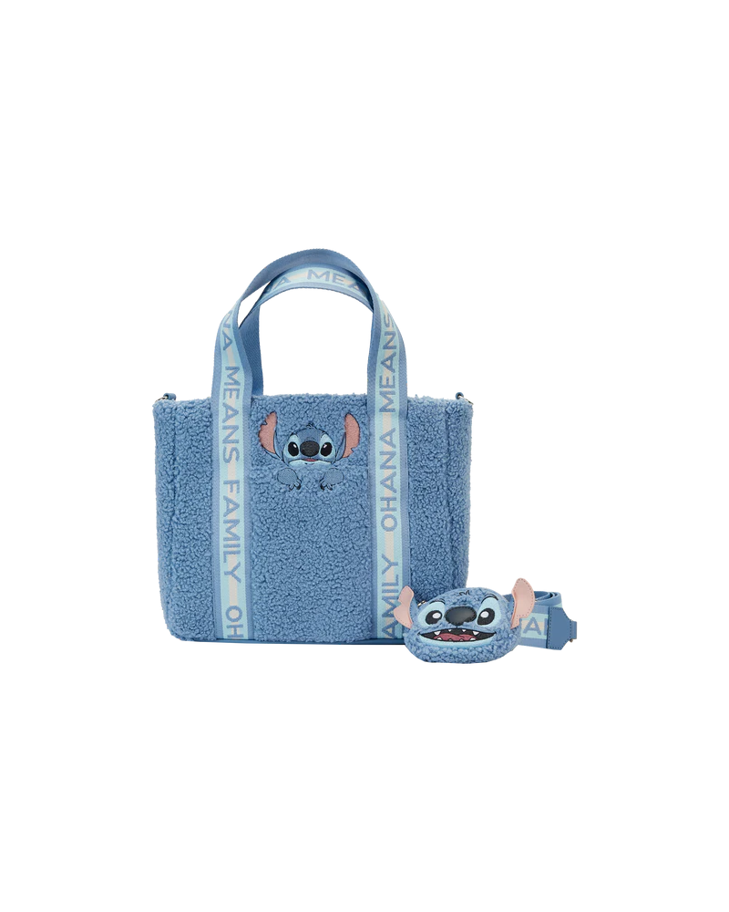 LoungeFly Tote Bag with Coin Bag LILO & STITCH - Stitch