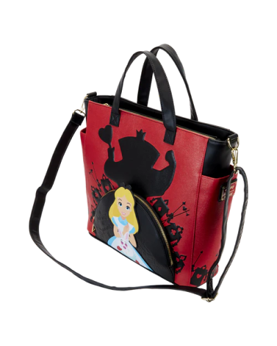 Loungefly Convertible Backpack & Tote Bag ALICE IN WONDERLAND - Villains