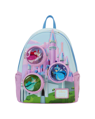Loungefly Mini Backpack SLEEPING BEAUTY - Stained Glass Castle