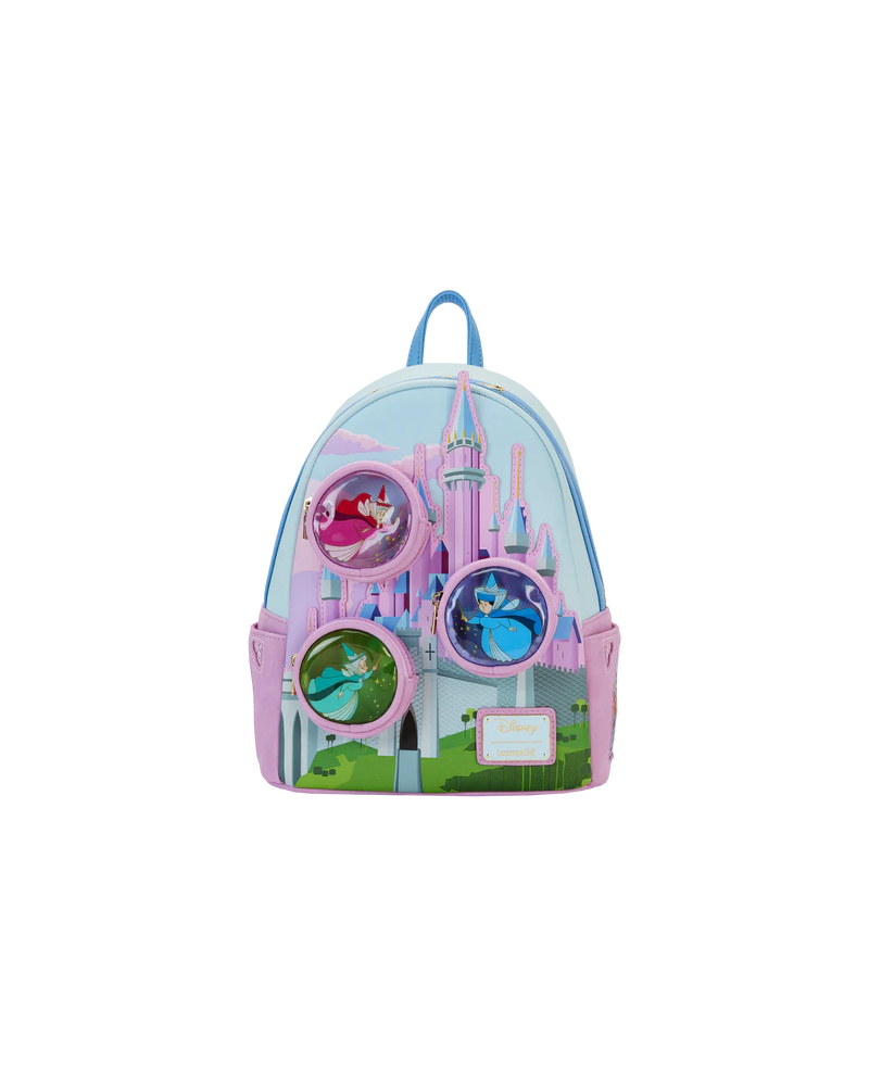 Loungefly Mini Backpack SLEEPING BEAUTY - Stained Glass Castle