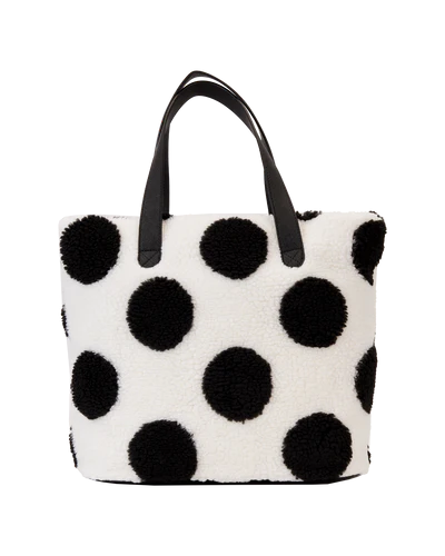 Loungefly Tote Bag Disney - Minnie Rock The Dots Sherpa