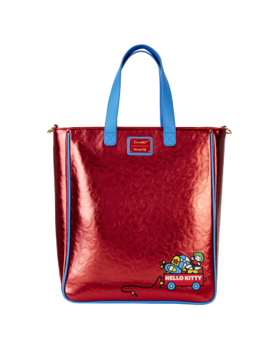 Loungefly Mettalic Tote Bag with Coin Bag - Hello Kitty - 50th Anniv.