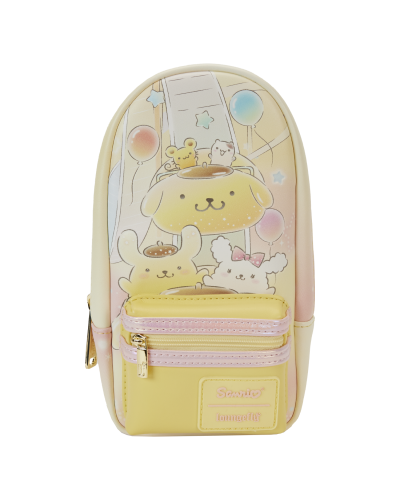 Loungefly Mini Backpack Pencil Case Sanrio Pompompurin & Macaroon Carnival Stationery