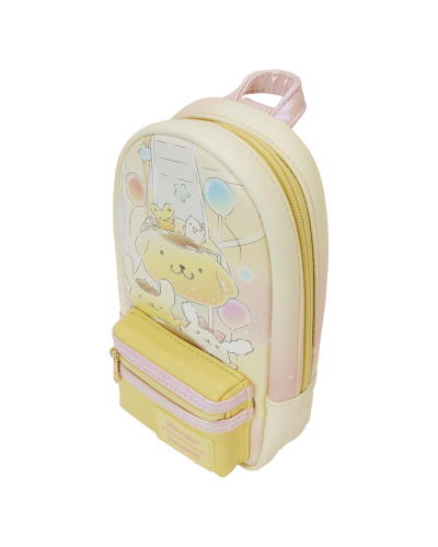 Loungefly Mini Backpack Pencil Case Sanrio Pompompurin & Macaroon Carnival Stationery