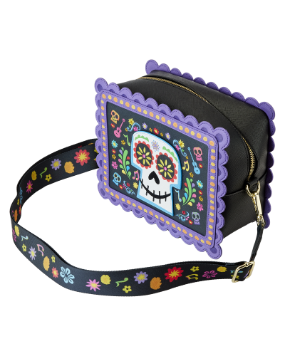 LoungeFly Cross Body Bag Coco - Miguel Floral Skull