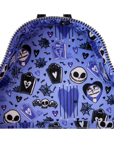 Loungefly Mini Backpack Disney Nightmare Before Christmas - Jack and Sally "Eternally Yours"