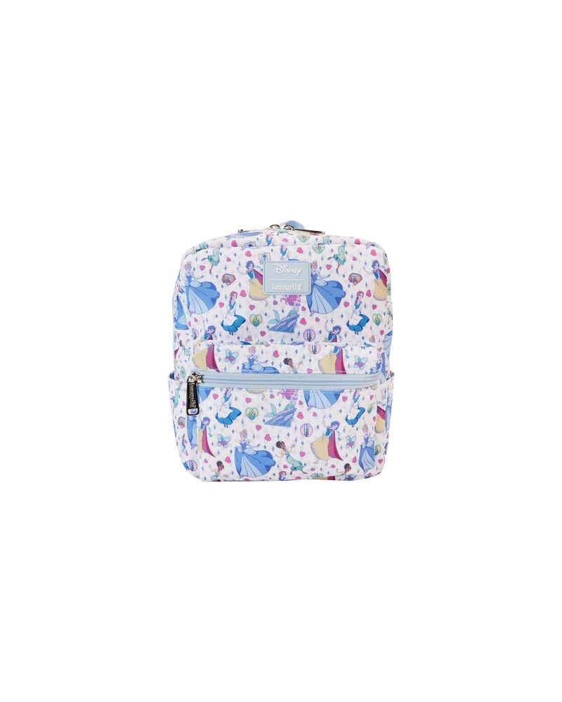 LoungeFly Mini Nylon Backpack DISNEY PRINCESS - Manga Style