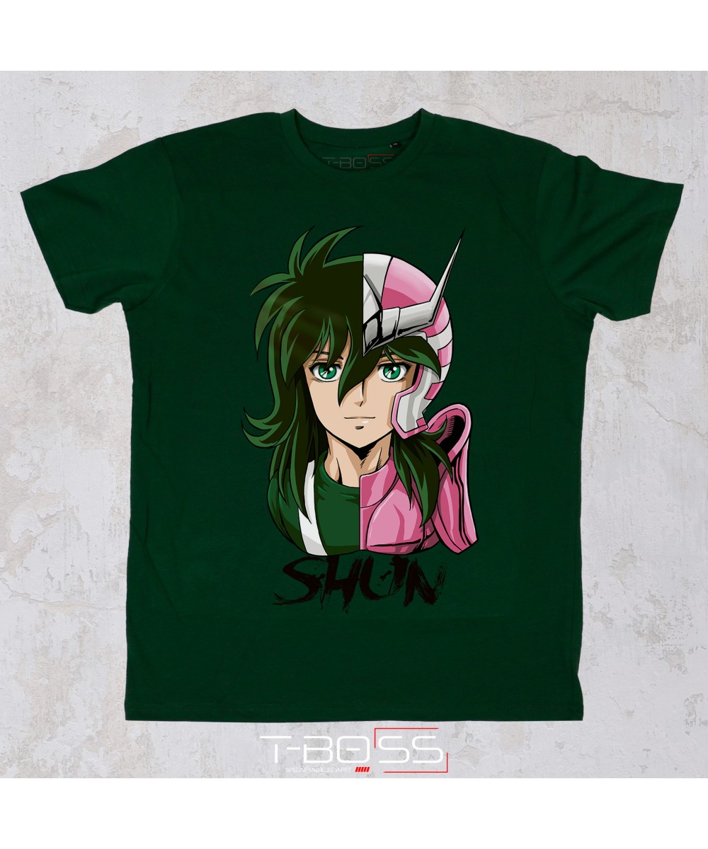 Forest Green T-shirt Andromeda Saint Seiya Fan-Art