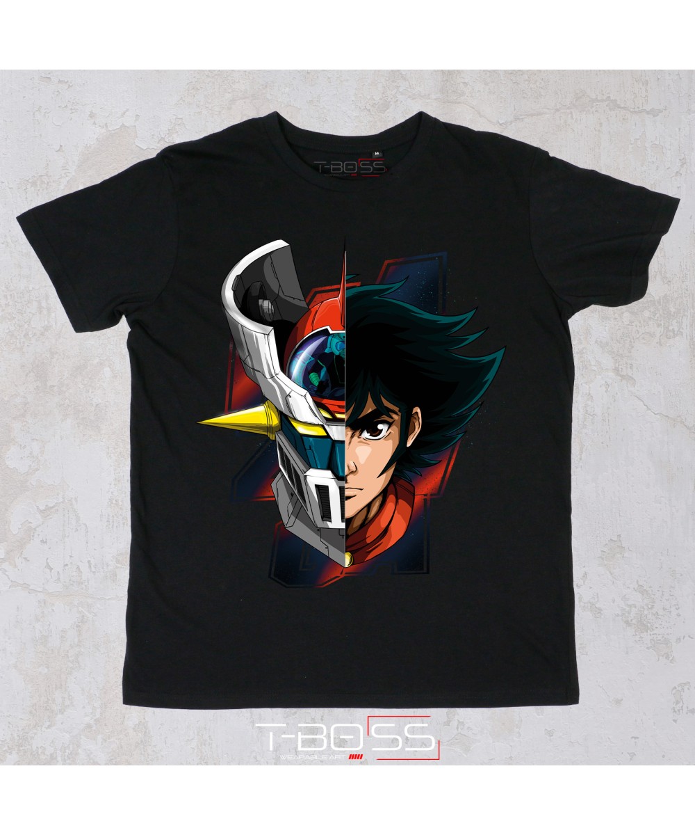 Black T-shirt Koji Mazinga Z  Fan-Art