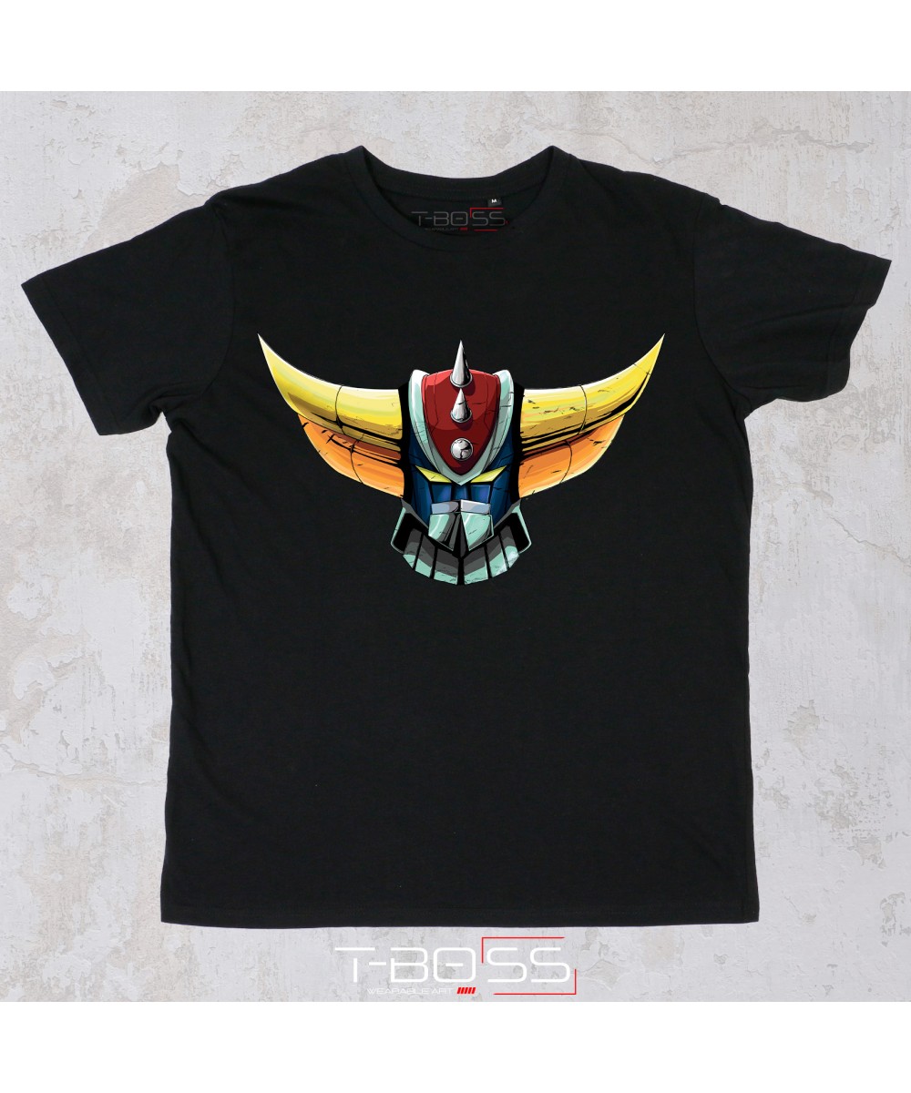 T-Boss | T-shirt Nera Goldrake UFO Robot Fan-Art